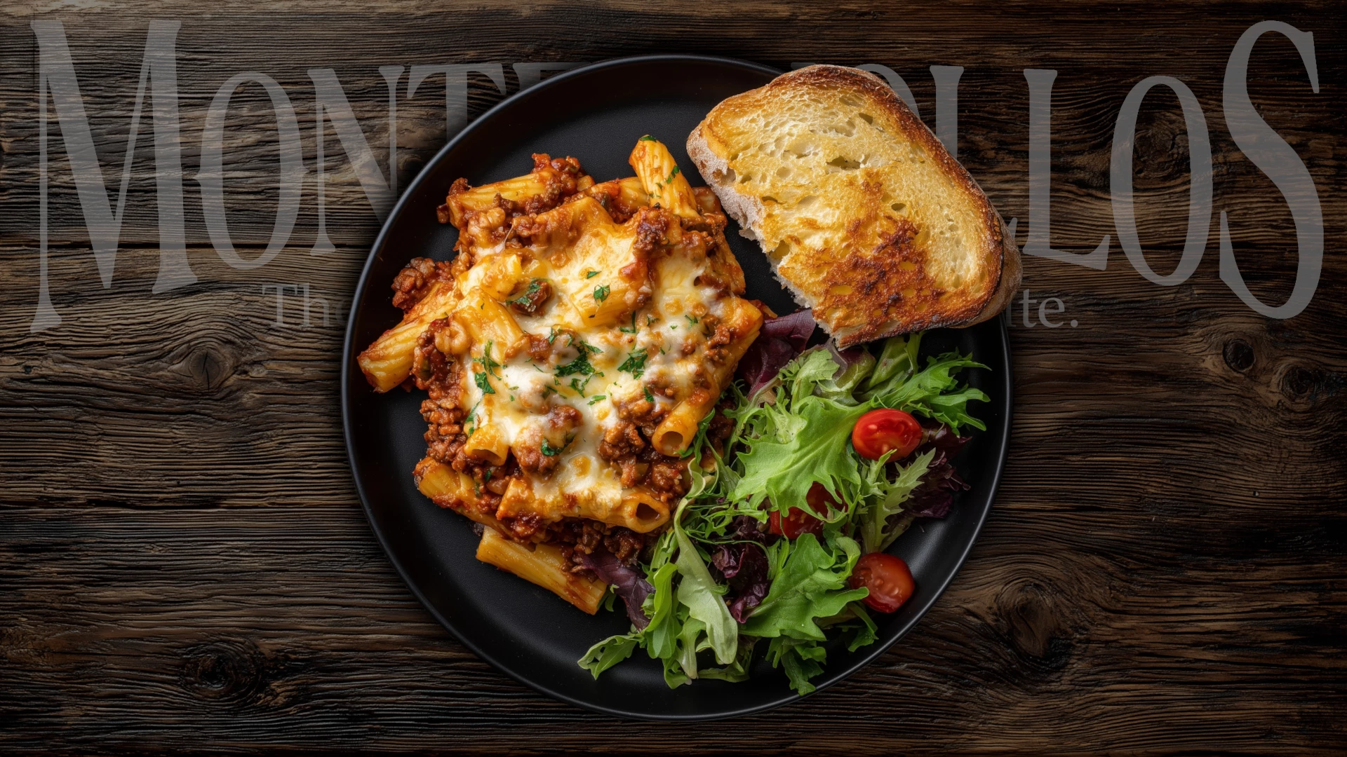 Baked Ziti - Penne Pasta with Hearty Meat Sauce and Melted Mozzarella
